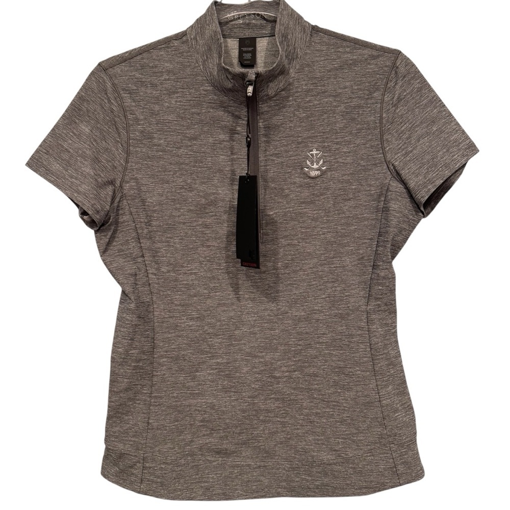 Greyson Melange SS Halley Quarter Zip NWT Size S